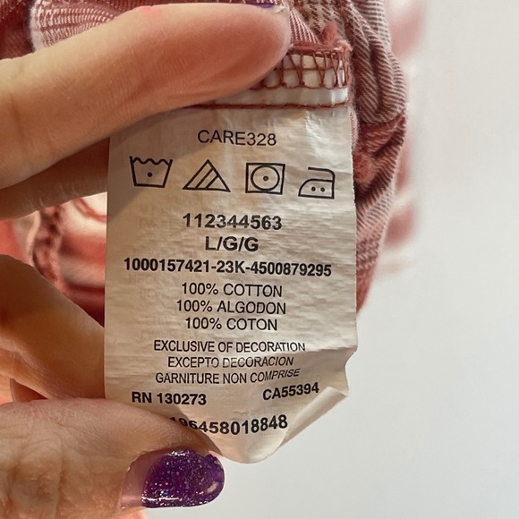 Wrangler Retro Premium Mens Long Sleeve Red Plaid Snap Button Western Shirt L - Picture 7 of 11